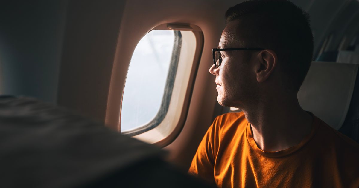 plane window